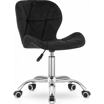 Otočná židle AVOLA samet - černé