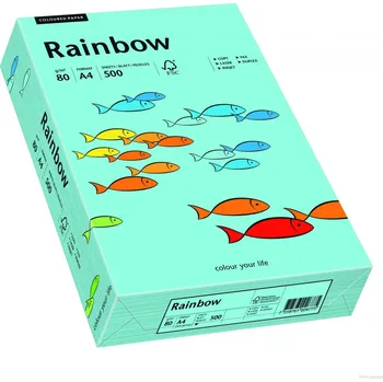Barevný papír Ozdobný papír A4 Rainbow 160 g/m2, 25 listů
