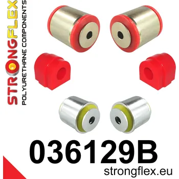 Silentblok nápravy 036129B: Strongflex Sada silentbloků předního zavěšení 20mm 031248 66mm - 031638