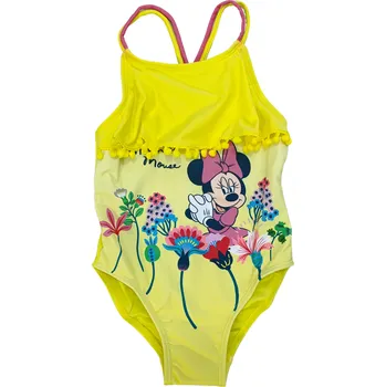 Dívčí plavky Sun City Plavky baby MINNIE MOUSE květiny žluté Barva: Žlutá, Velikost: 92
