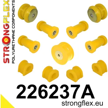 Silentblok nápravy 226237A: Strongflex Sada silentbloků zadního zavěšení varianta SPORT 18,5mm 221813 - 62mm