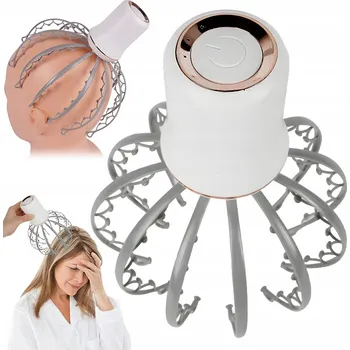 Masážní přístroj Ruční Masážní Přístroj Chobotnice na bolest hlavy a stres, 3 úrovně masáže