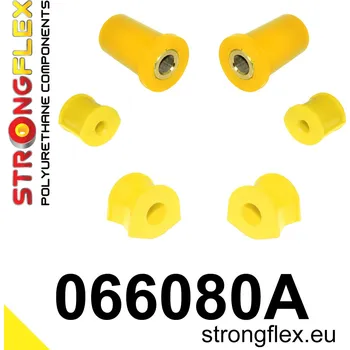 Silentblok nápravy 066080A: Strongflex Sada silentbloků předního zavěšení varianta SPORT 22mm