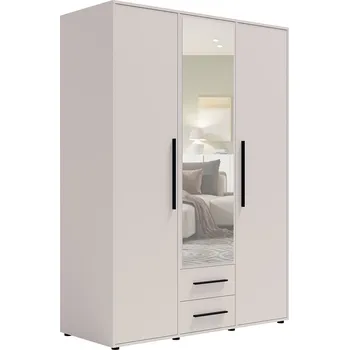 Šatní skříň MAXIONE k | šatní skříň SZ3D2SZ MX-12 se zrcadlem | 150 cm | kašmír