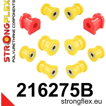 Silentblok nápravy 216275B: Strongflex Sada silentbloků zadního zavěšení Custom