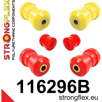 Silentblok nápravy 116296B: Strongflex Sada silentbloků předního zavěšení 26mm