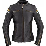 Dámská kožená moto bunda W-TEC Stripe Lady (Velikost: XL, Barva: černá)