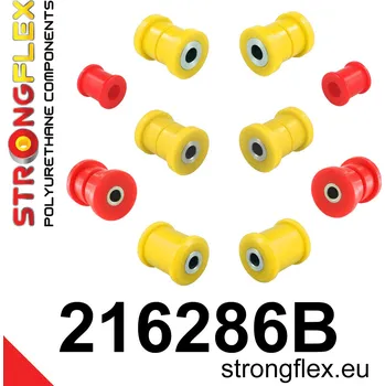Silentblok nápravy 216286B: Strongflex Sada silentbloků zadního zavěšení Custom