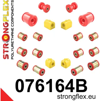 Silentblok nápravy 076164B: Strongflex Kompletní sada silentbloků pro zavěšení 22mm 18mm 070007 071483