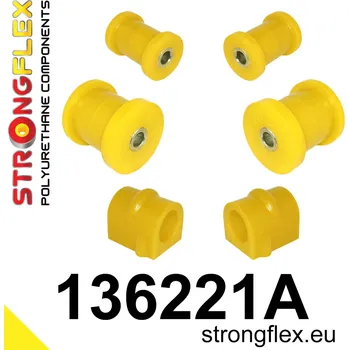 Silentblok nápravy 136221A: Strongflex Sada silentbloků předního zavěšení varianta SPORT 22mm 131134