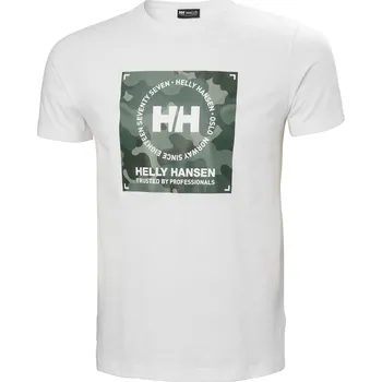 Pánské tričko Pánské Tričko s krátkým rukávem HELLY HANSEN CORE GRAPHIC T 53936_002 – Bílá S