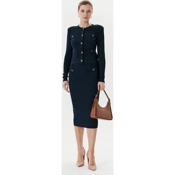 Dámská sukně Guess Pouzdrová sukně W5YD66 Z0130 Zelená Slim Fit L