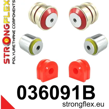 Silentblok nápravy 036091B: Strongflex Sada silentbloků předního zavěšení 031851 24,5mm