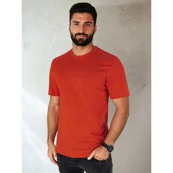 Oblečení a móda Tmavě zelené pánské tričko s potiskem RULES RX5411 Velikost: M