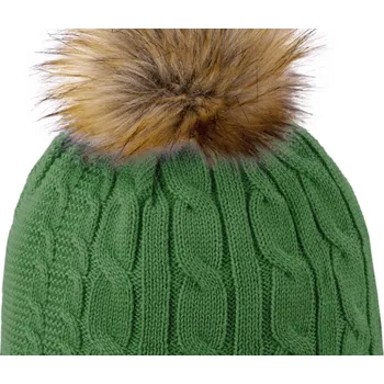 Čepice Kama pletená Merino čepice A121 105 - zelená UNI