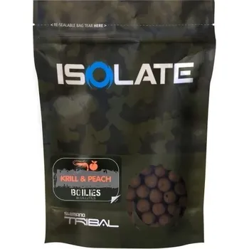 Nástraha Shimano Boilie Isolate Krill Peach 1 kg - 24 mm