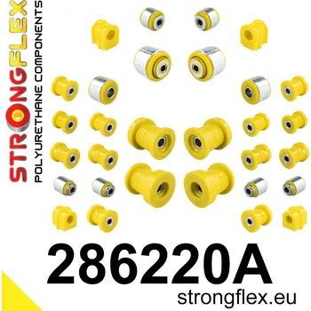 Silentblok nápravy 286220A: Strongflex Kompletní sada silentbloků pro zavěšení varianta SPORT 26mm 21mm