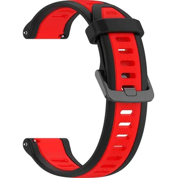 Řemínek na hodinky Silikonový řemínek Ricardo 20mm (pro Garmin Venu, Venu Sq, Venu Sq 2, Venu 2 plus aj.), červený, Quick Release