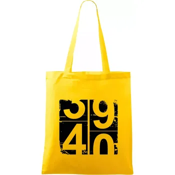 Nákupní taška Tachometr 40 - Taška bavlněná - 42 x 38 cm ( Žlutá )
