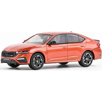 autíčko Škoda Octavia IV RS (2020) Oranžová Tangerine Metalíza - ABREX 1:43