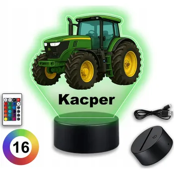 Lampička Noční lampa Koala Wood, vícebarevná