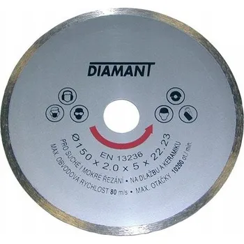 Řezný kotouč Diamantový plný diamantový kotouč Ø 230 x 22,2 mm, DIAMANT