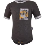 LITTLE ANGEL body tenké KR Outlast® tm. šedý melír vel. 74 cm