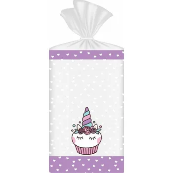 Sáček na potraviny Pytlíček na sladkosti a čokoládu 10ks 24x15cm unicorn - Alvarak