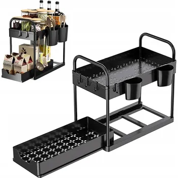 Koupelnový nábytek ORGANIZÉR DO KOUPELNY REGÁL DO KUCHYNĚ POLICE POD DŘEZ POLICE POD SKŘÍŇKU