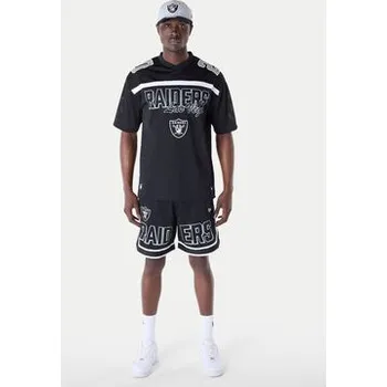 Pánské kraťasy New Era Sportovní kraťasy NFL Las Vegas Raiders Graphic 60596395 Černá Regular Fit S