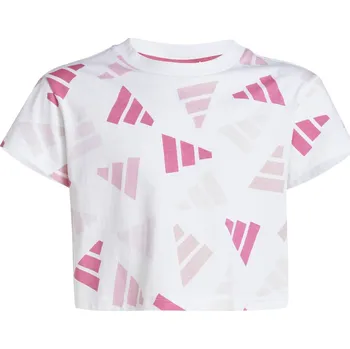 Dětská móda Dětské Tričko s krátkým rukávem ADIDAS JG CLBRTN TEE JC7710 – Bílá 140