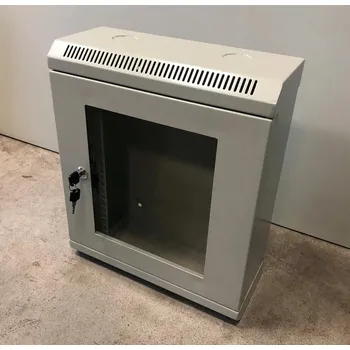 modulární přístroj a rozvaděč RACK DATACOM 10" nástěnný rozvaděč 9U/140 mm