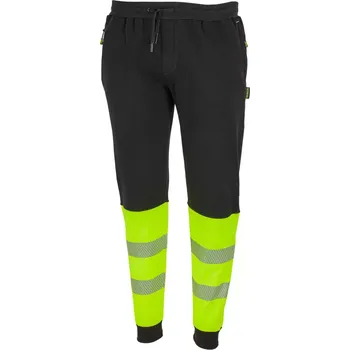 BNN FOTIS Trousers HI-VIS tepláky černá/žlutá - v.XXXL