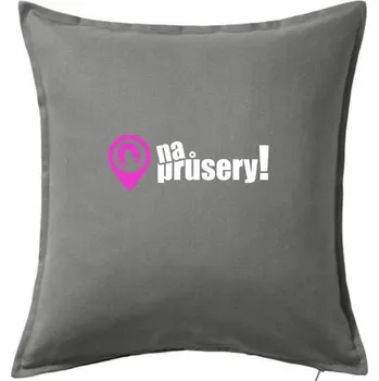 Polštář Magnet na průsery - Polštář 50x50 - 50x50 - Pouze potah ( Tmavě šedý melír )