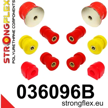 Silentblok nápravy 036096B: Strongflex Sada silentbloků zadního zavěšení 14mm