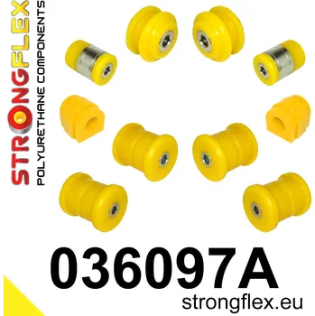 Silentblok nápravy 036097A: Strongflex Sada silentbloků zadního zavěšení varianta SPORT 22mm