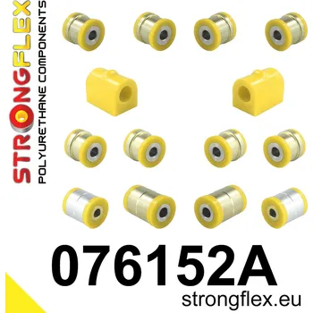 Silentblok nápravy 076152A: Strongflex Sada silentbloků zadního zavěšení varianta SPORT Custom 070009,070010