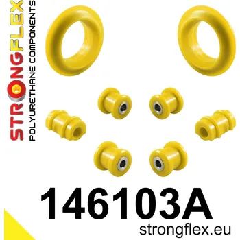 Silentblok nápravy 146103A: Strongflex Sada silentbloků předního zavěšení varianta SPORT 21mm