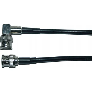 Video kabel Kabel BNC úhlový konektor / BNC konektor na RG59 L1/U drát 75ohm 7m