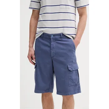 Dámské kraťasy Šortky s příměsí lnu United Colors of Benetton 4V3EU900V modrá 95X, vel. 48