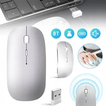 Myš BEZDRÁTOVÁ MYŠ Z BLUETOOTH NEBO 2,4 GHz PŘIJÍMAČEM, POČÍTAČOVÁ MYŠ