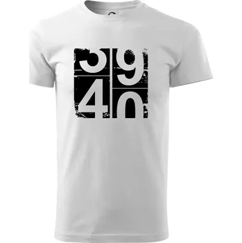 Tachometr 40 - Triko extra velké (5-8XL) - 8XL ( Bílá )