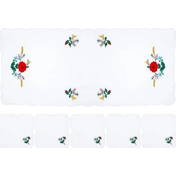 ubrus Běžec na stůl kociewski vzor + 6 ubrousků