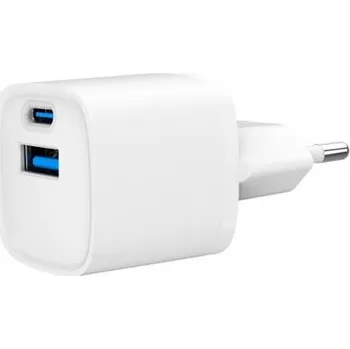 Gembird USB nabíječka, 2x port, 20W, rychlé nabíjení, bílá TA-UC-PDQC20-W-01