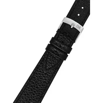 Módní doplněk Kožený řemínek Morellato Dublino 0753333.019 L, černý - 12 mm