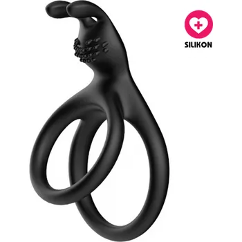 VšeNaSex.cz Silikonový erekční kroužek Bunny Ears