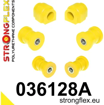 Silentblok nápravy 036128A: Strongflex Sada silentbloků předního zavěšení varianta SPORT Custom 031446