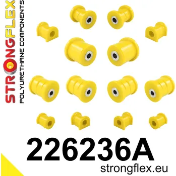 Silentblok nápravy 226236A: Strongflex Kompletní sada silentbloků pro zavěšení varianta SPORT Custom Custom