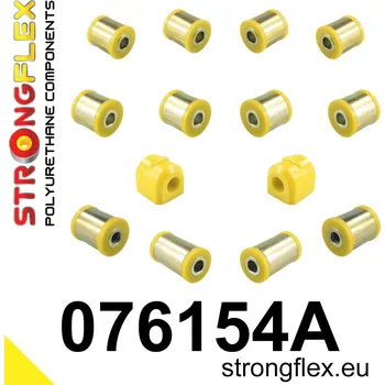 Silentblok nápravy 076154A: Strongflex Sada silentbloků zadního zavěšení varianta SPORT 22mm 070012