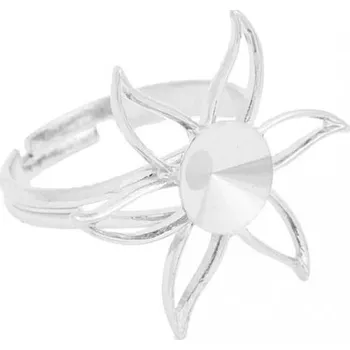 Prsten Prsten LILIE Rivoli 8mm Rhodium (10348)